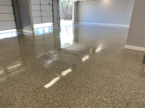 Vinyl Chip Garage Epoxy