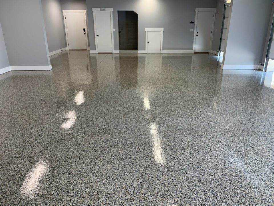 Vinyl Chip Garage Epoxy